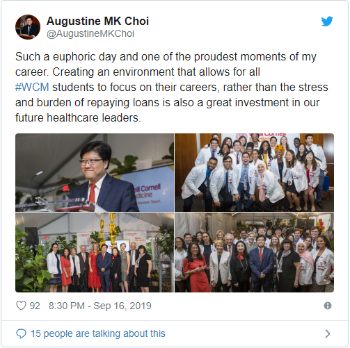 Augustine Choi Tweet (Cornell Daily Sun)